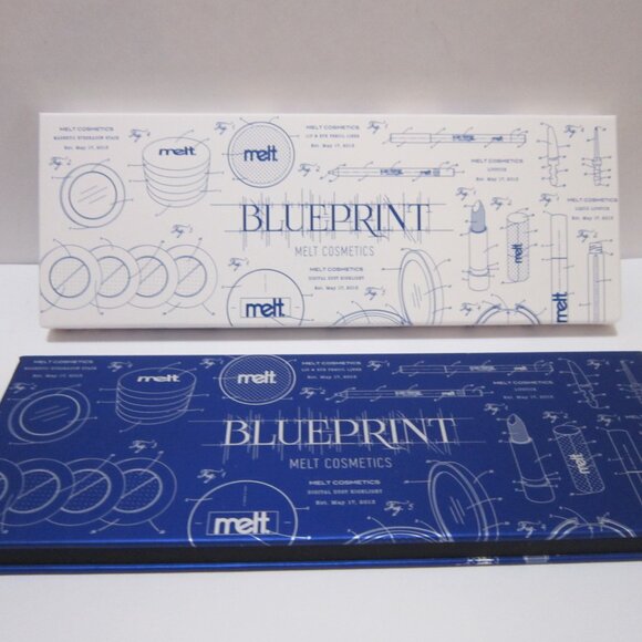 BNIB MELT COSMETICS BLUEPRINT EYESHADOW PALETTE~CRUELTY FREE BRAND! - Picture 2 of 2